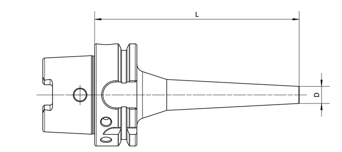 SPECIFICATION OF DIN 69893 PULL BACK COLLET CHUCK