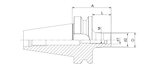 SPECIFICATION OF SCREW-IN MILLING HOLDER