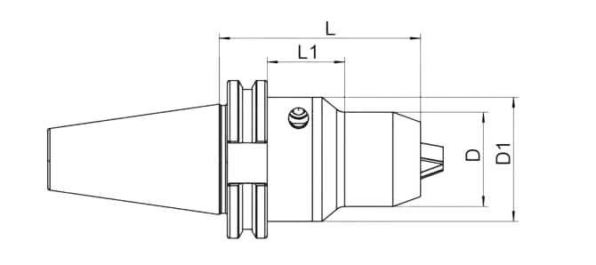 SPECIFICATION OF DIN 69871 PRECISION DRILL CHUCK HOLDER