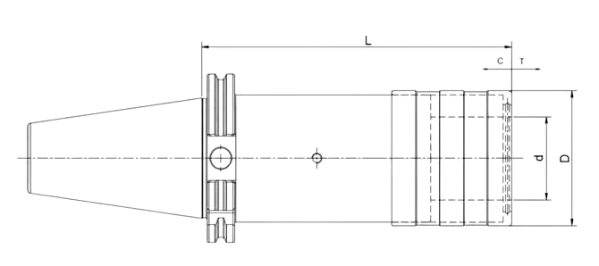 SPECIFICATION OF DIN 69871 QUICK CHANGE TAPPING CHUCK WITH LENGTH COMPENSATION