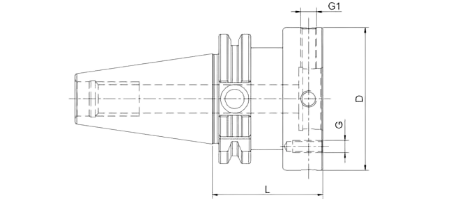 SPECIFICATION OF DIN 69871 RUNOUT ADJUSTABLE FLANGE ADAPTER