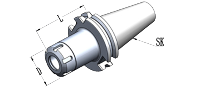 Din 69871 Er Collet Chuck With Um Nut