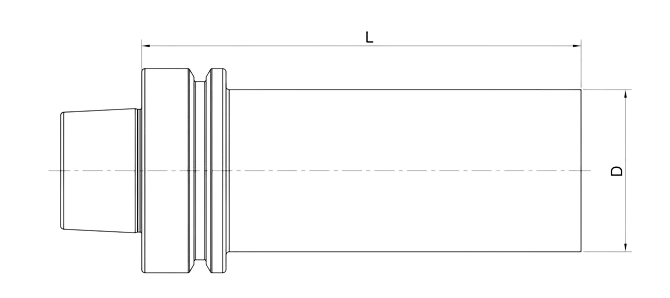 SPECIFICATION OF DIN 69893 (ISO 12164) HSK-F BORING BAR BLANK