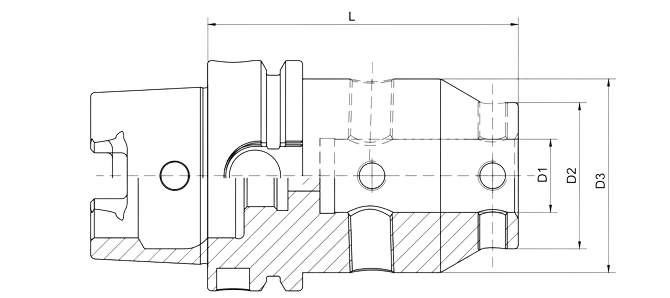 SPECIFICATION OF DIN 69893 UM ADJUSTABLE TOOL HOLDER