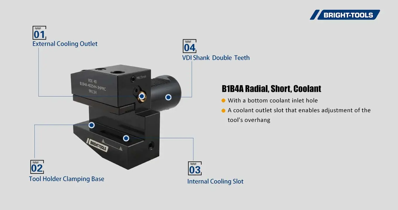 High Concentricity of Vdi Tool