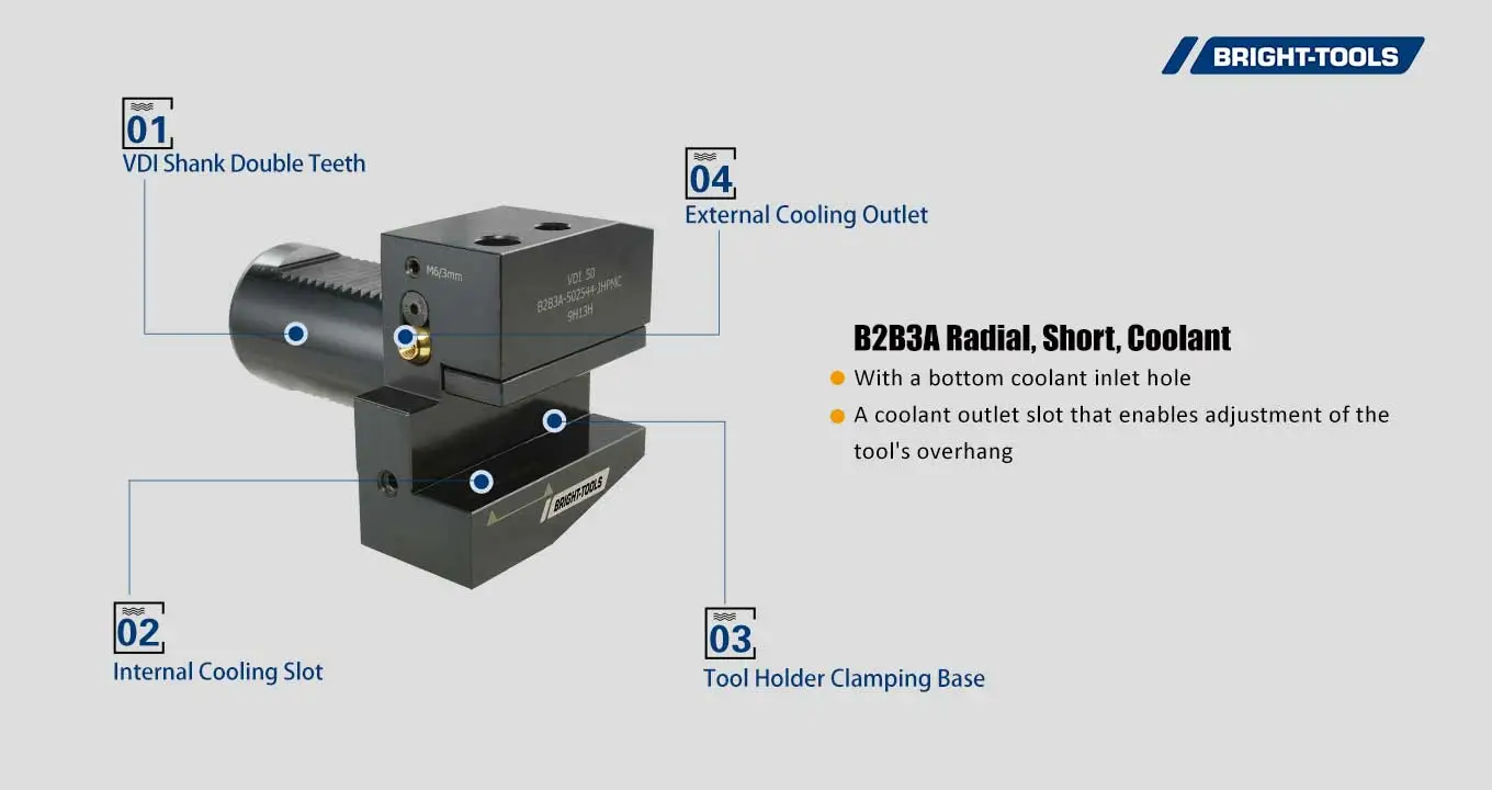 High Concentricity of Vdi Tool