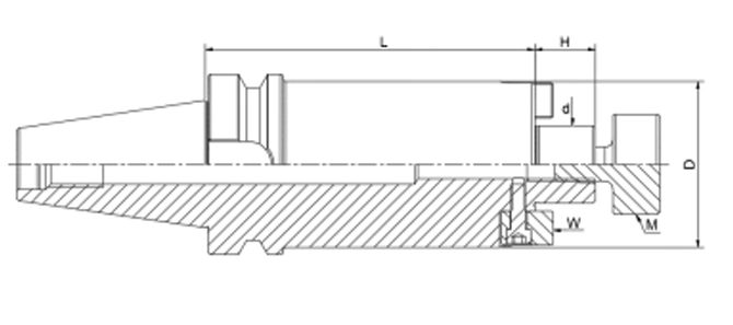 SPECIFICATION OF FACE MILL HOLDER INCH