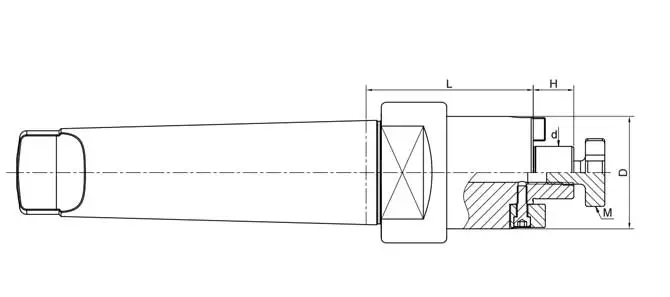 SPECIFICATION OF MORSE TAPER FACE MILL HOLDERS