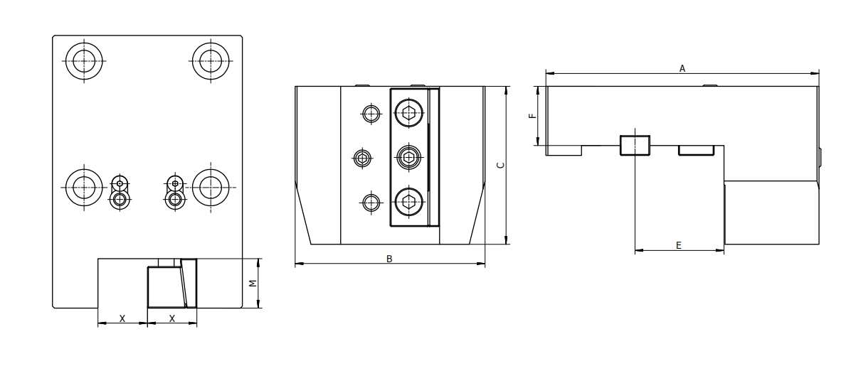 SPECIFICATION OF BMT Face Turning Tool Holder