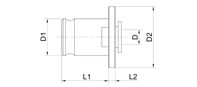 SPECIFICATION OF TAPPING COLLET WITHOUT CLUTH, METRIC