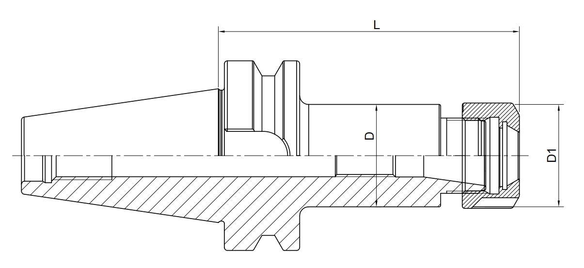 SPECIFICATION OF ER COLLET CHUCK WITH UM NUT