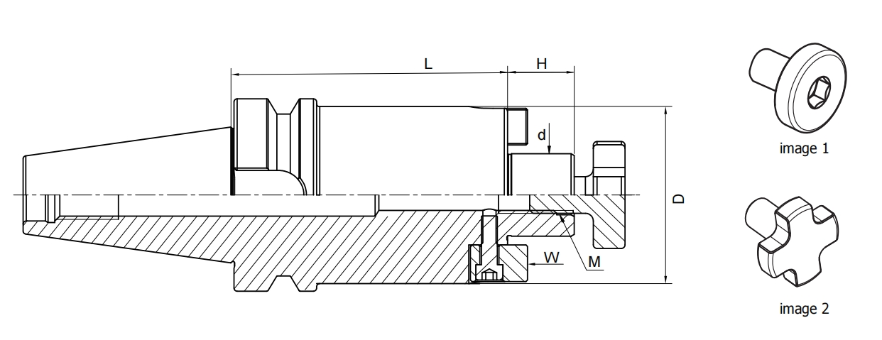 SPECIFICATION OF Face Mill Holders