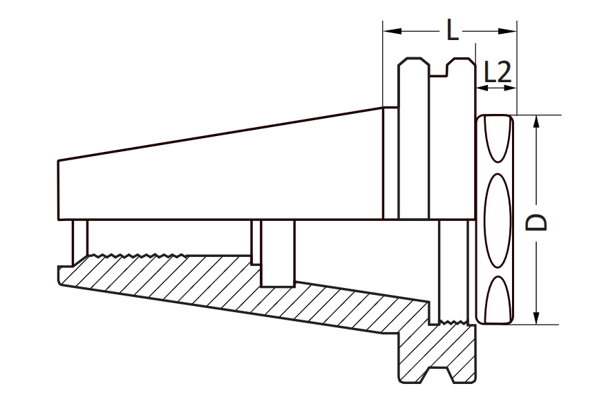 SPECIFICATION OF ER COLLET CHUCK SHORT