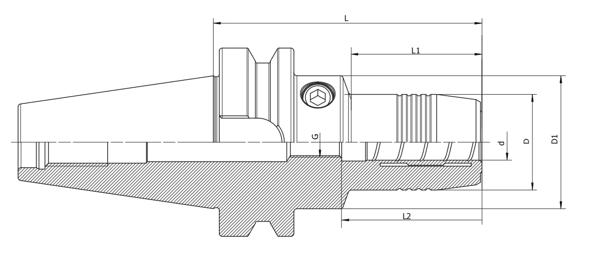 SPECIFICATION OF BT HYDRAULIC CHUCK STANDARD