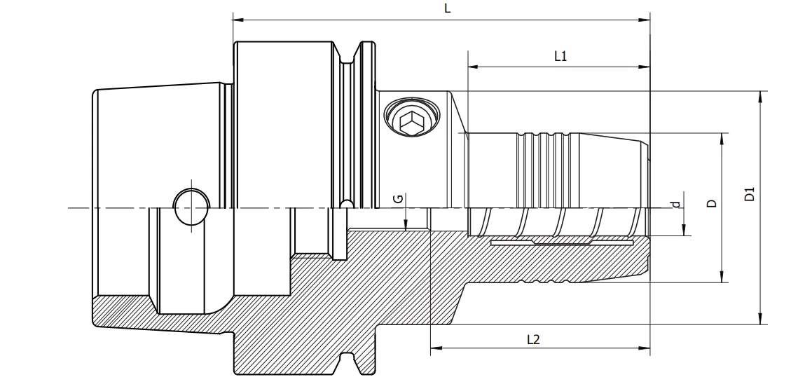 SPECIFICATION OF HSK-E HYDRAULIC CHUCK STANDARD