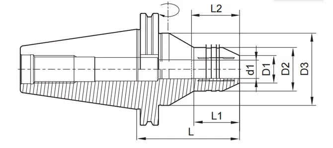SPECIFICATION OF SK HYDRAULIC CHUCK, FOR GRIND