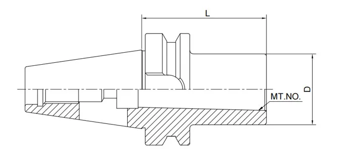 SPECIFICATION OF BBT MORSE TAPER ADAPTER WITH TANG