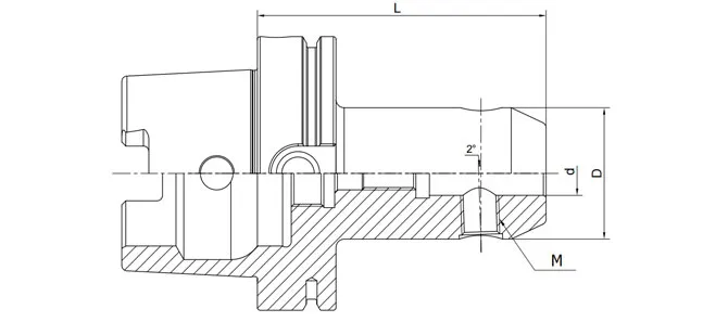 SPECIFICATION OF DIN 69893 END MILL HOLDER WHISTLE NOTCH
