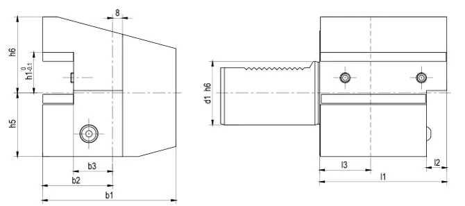 SPECIFICATION OF AXIAL HOLDER FORM C4 INVERTED LEFT