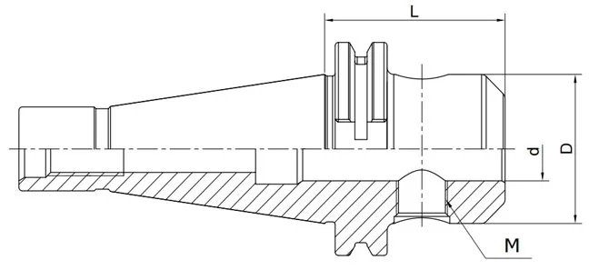 SPECIFICATION OF GOST 25827-93 WELDON END MILL HOLDERS