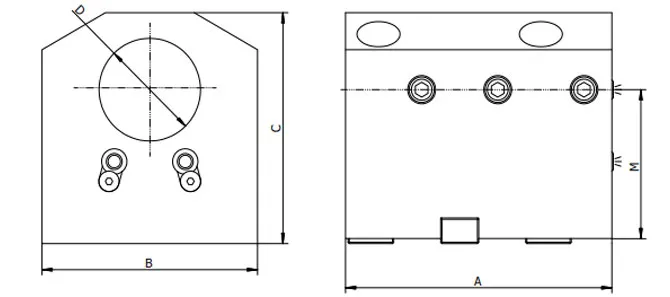 SPECIFICATION OF BMT BORING BAR HOLDER, INTERNAL AND EXTERNAL COOLANT