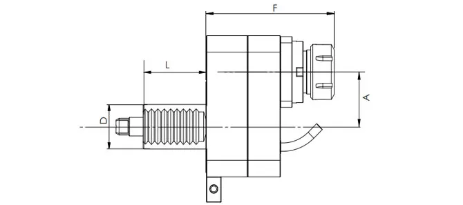 SPECIFICATION OF VDI AXIAL DRIVEN HEAD, OFFSET, DIN 1809