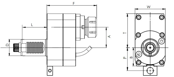 SPECIFICATION OF VDI AXIAL DRIVEN HEAD, OFFSET, DIN5482