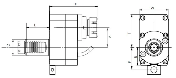 SPECIFICATION OF VDI AXIAL DRIVEN HEAD, OFFSET, TOEM